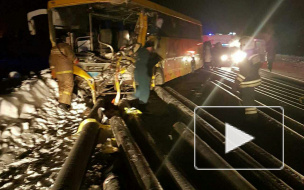 ХМАО: произошло смертельное ДТП вахтового автобуса с большегрузом