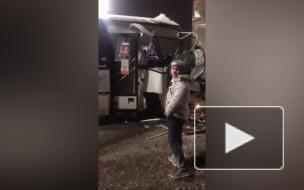 В Красноярске 16 человек пострадали в ДТП с автобусом и фурой
