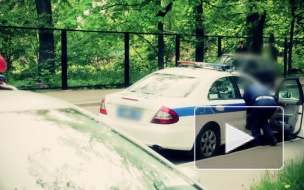 Выясняются обстоятельства ДТП на Дибуновской, в результате которого мотоциклист попал в больницу