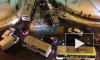 Видео: в Кудрово на дороге застряла маршрутка, образовалась пробка