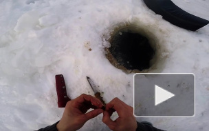 Пенсионер провалился в полынью во время рыбалки на реке Сясь