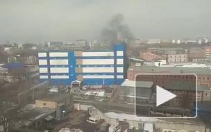 В Москве горит детский ТЦ "Персей"