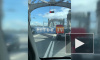Массовое ДТП на Большеохтинском мосту спровоцировало пробку 