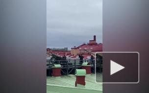 Полуденный выстрел из пушки Петропавловской крепости посвятили дорожникам