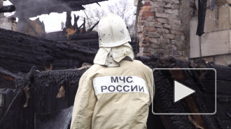 Появилось видео с места пожара в Выборге, где погибли 8 человек 