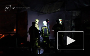 В страшном пожаре в Москве погибли двое пожарных