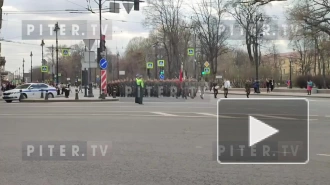 На Дворцовой площади прошла репетиция парада Победы