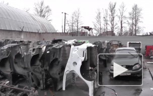 В Петербурге в автоцентрах задержали 10 фур с автозапчастями