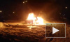 Очевидец снял горящий автомобиль в Архангельске