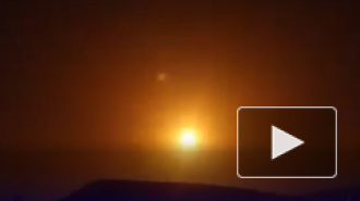 Отражение сирийской ПВО ракетного удара по Дамаску сняли на видео