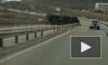 Завалившийся на бок военный грузовик "Панцирь-С1" попал на видео