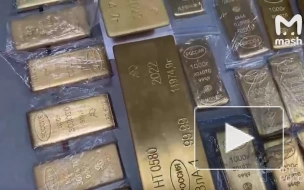 Перехваченные в московском аэропорту 225 килограммов золота попали на видео