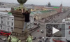 Появилось видео вылазки руфера на крышу Елисеевского магазина