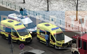 В результате пожара на улице Бадаева пострадали двое детей 