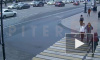 Появилось видео столкновения "Киа Рио" c троллейбусом на Невском