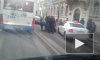 В Петроградском районе такси сбило пешехода не переходе