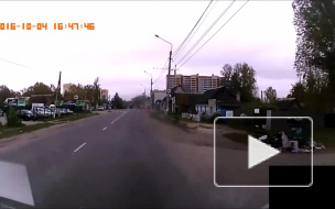 Жёсткое ДТП мото.
