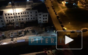 На стройке школы на юге Петербурга из-за обрушения погиб рабочий
