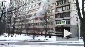 В пожаре в жилом доме на Тореза пострадал мужчина