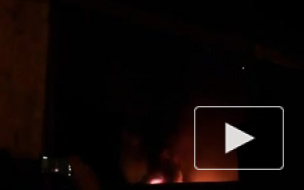 Появилось эффектное видео пожара на складе пиротехники в Екатеринбурге