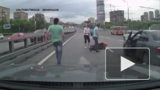 В Москве поймали водителя, изувечившего мотоциклиста