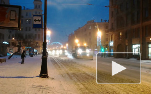 В Петербурге ноябрь начнется гололедицей на дорогах