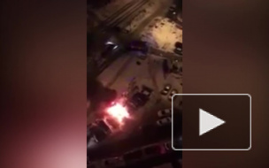 Видео из Самары: В одной из трех сгоревших машин обнаружено тело мужчины