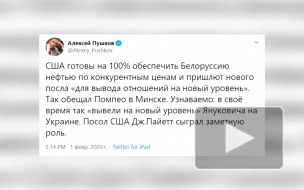 Пушков оценил готовность США обеспечить Беларусь нефтью