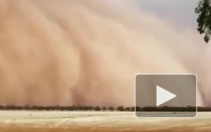 Видео: На смену пожарам Австралию накрыло песчаной бурей и посыпало градом