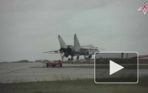 Минобороны показало боевую работу истребителей МиГ-31