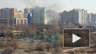 Видео: в Кудрово загорелся частный дом