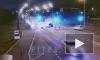 Видео: водитель сбил дорожный знак в Пушкине