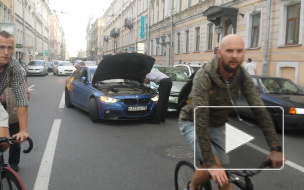 Дтп на перекрестке Гороховой и Малой Морской улиц