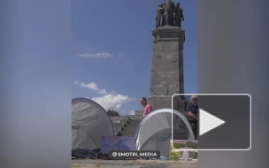 В Софии протестующие вышли на защиту памятника Советской армии