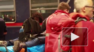 Видео из Австрии: В Зальцбурге столкнулись два поезда: более 50 человек получили травмы