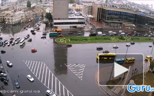 ДТП площадь Победы в Киеве.