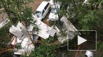 Пронесшийся в Чите ураган сорвал с домов крыши