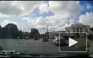 Появилось видео прилёта ракеты С-200 по кафе в Таганроге
