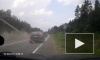 На Приморском шоссе водитель уснул за рулем и вылетел на встречку