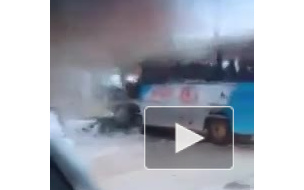 В Таганроге водитель маршрутки с пассажирами врезался в дерево (видео+фото)