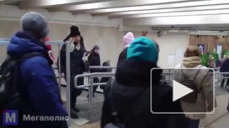 Петербуржцы возмутились перекрытием подземного перехода на "Новочеркасской" в часы пик