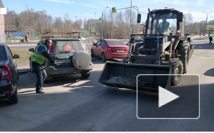 Видео: в Выборге продолжается генеральная уборка городских улиц