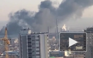 В Волгограде загорелся цех на территории завода "Красный Октябрь"