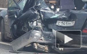 Видео: на Мурманском шоссе произошла серьезная авария с пострадавшими