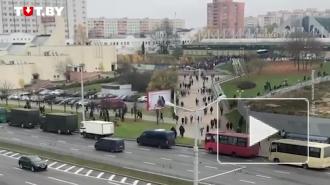 В Минске начались первые задержания протестующих 