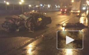 ДТП в Санкт-Петербурге: полицейский убил человека, нарушив ПДД, смертельное столкновение на Дунайском