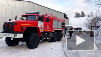 Во Владимирской области загорелся склад