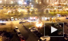 На парковке Богатырского проспекта вечером горел BMW