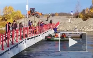 В Красноярском крае грузовик ушел под воду