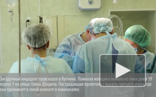 Пенсионерка выжила после падения из окна дома в Купчино
